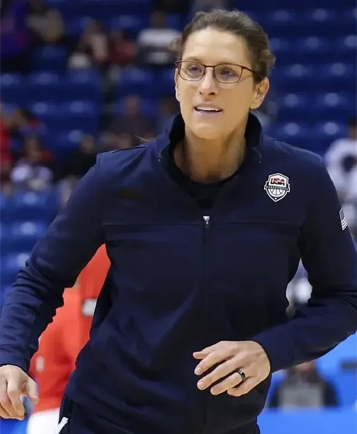 Stephanie White 2026 FIBA World Cup Blue Jacket Stephanie White 2026 FIBA World Cup Blue Jacket