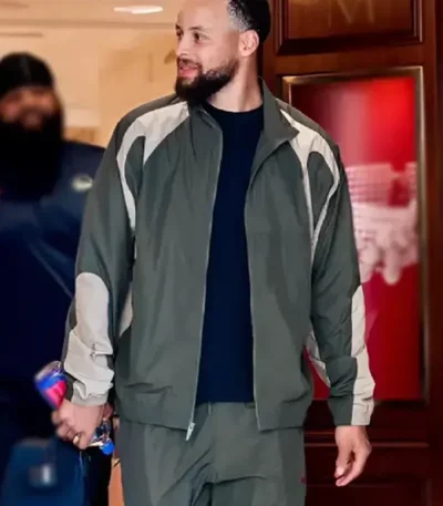 Stephen Curry Olive Green Jacket