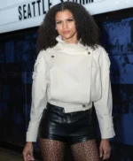 Storm v LA Sparks Rae Burrell White Jacket