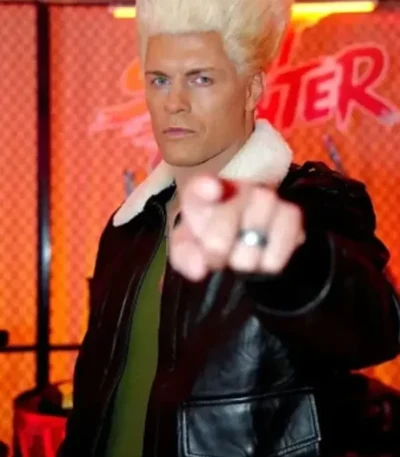 Street Fighter Cody Rhodes Leather Jacket