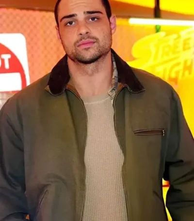 Street Fighter Noah Centineo Green Jacket