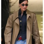 Street Style 2025 Bella Hadid Brown Coat