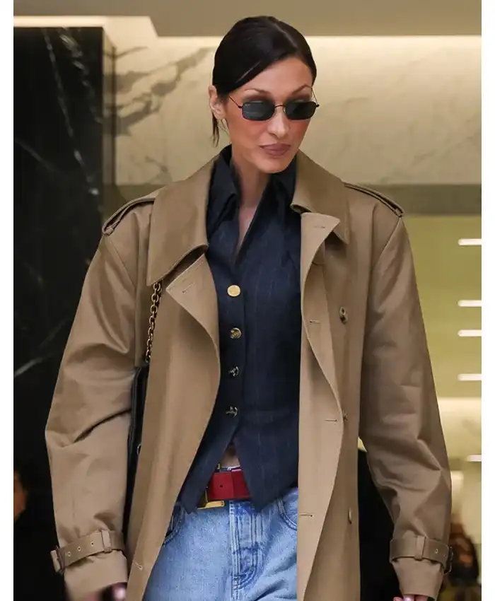 Street Style 2025 Bella Hadid Brown Coat Street Style 2025 Bella Hadid Brown Coat