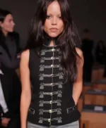 Summer Fashion Show Paris Jenna Ortega Black Vest