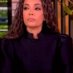 Sunny Hostin Black Puff Sleeves Jacket