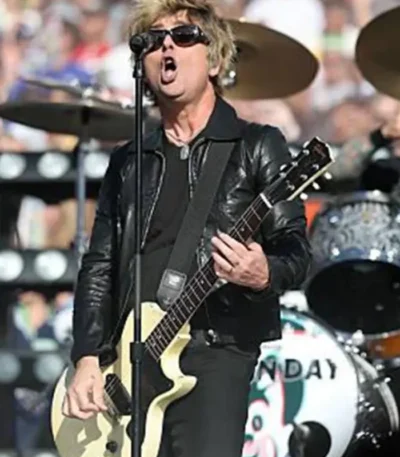 Super Bowl LX Green Day Leather Jacket