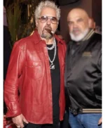 Super Bowl Guy Fieri Leather Jacket