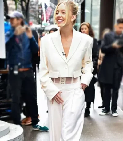 Sydney Sweeney TV Show The Drew Barrymore White Suit