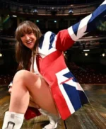 Sydnie Christmas UK Flag Blazer