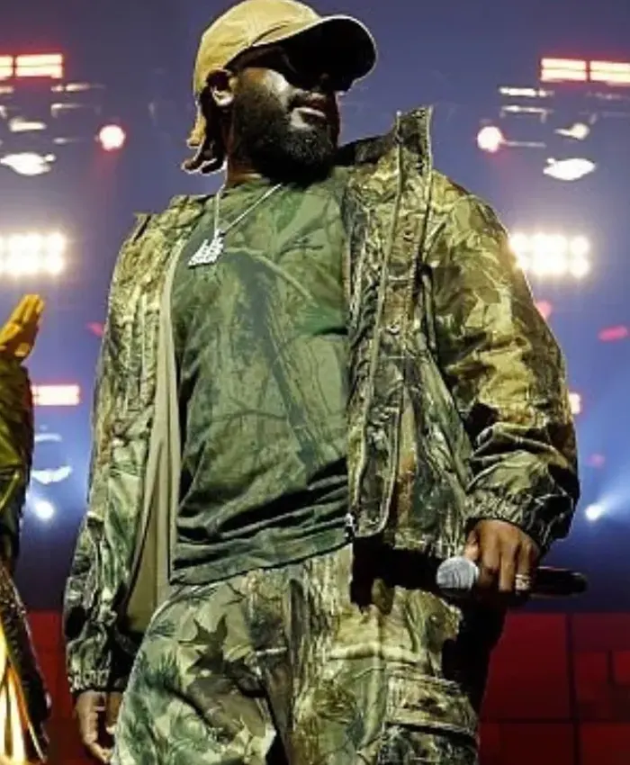 T-Pain Freely Fest 2026 Camo Track Jacket T-Pain Freely Fest 2026 Camo Track Jacket