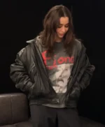 THR’s Studio Cristin Milioti Leather Jacket