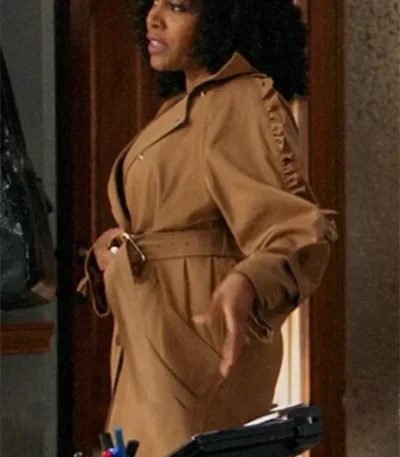 TV Series S01 All Rise Ep 08 Lola Carmichael Brown Trench Coat