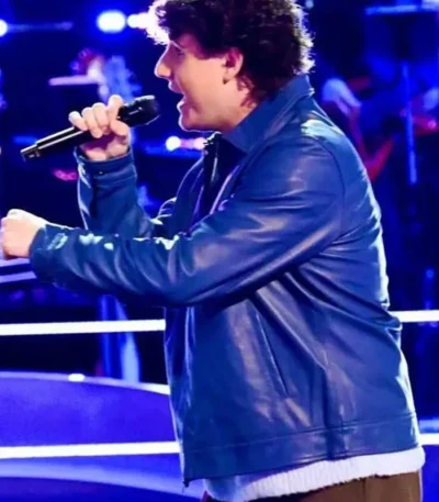 The Voice S29 Lucas West Blue Jacket