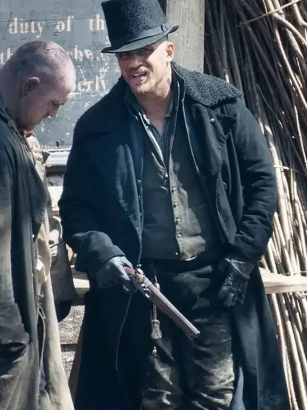 Taboo Tom Hardy Wool Trench Coat