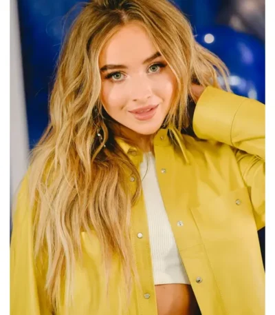 Tall Girl Sabrina Carpenter Leather Jacket