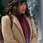 Tamera Mowry-Housley Tidings for the Season Brown Coat