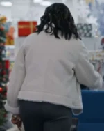 Tamera Mowry Tidings for the Season Shearling Jacket