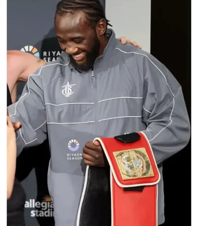 Terence Crawford After Fight Grey Jacket