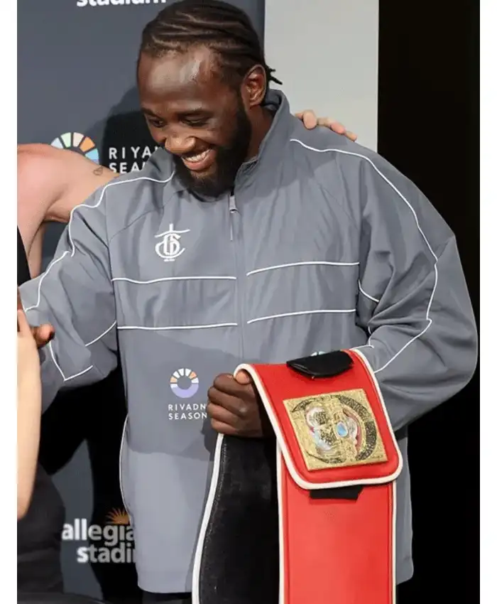 Terence Crawford After Fight Grey Jacket Terence Crawford After Fight Grey Jacket
