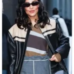 Tessa Thompson NYC 2025 Leather Jacket