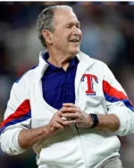 Texas Rangers George W Bush World Series Jacket