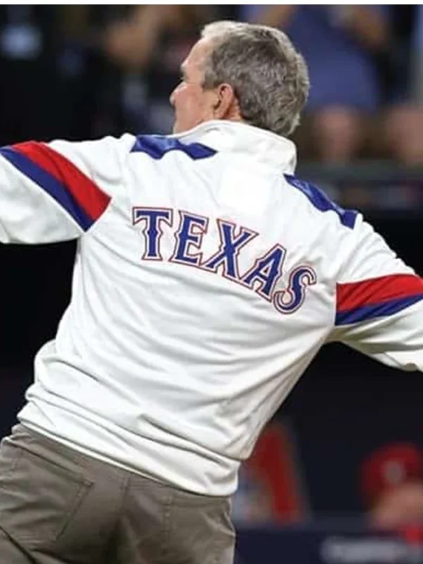 Texas Rangers George W Bush World Series Jacket