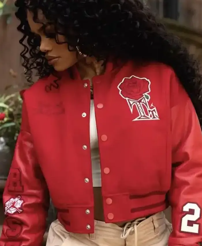 Teyana Red Varsity Jacket Teyana Red Varsity Jacket