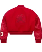 Teyana Red Varsity Jacket