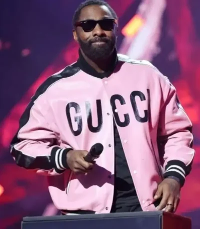The BRIT Awards Idris Elba Pink Jacket