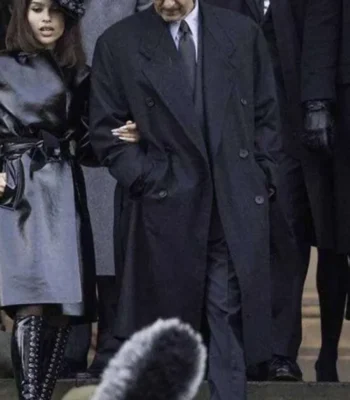 The Batman 2022 Carmine Falcone Black Trench Coat