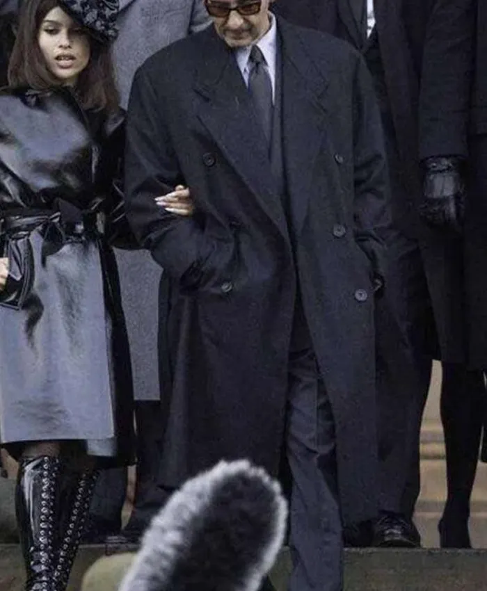The Batman 2022 Carmine Falcone Black Trench Coat The Batman 2022 Carmine Falcone Black Trench Coat