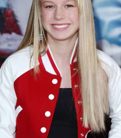 The Cat In The Hat Premiere Brie Larson Red Jacket