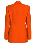 The Celebrity Traitors Clare Balding Orange Blazer