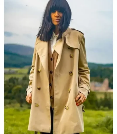 The Celebrity Traitors Claudia Winkleman Beige Coat