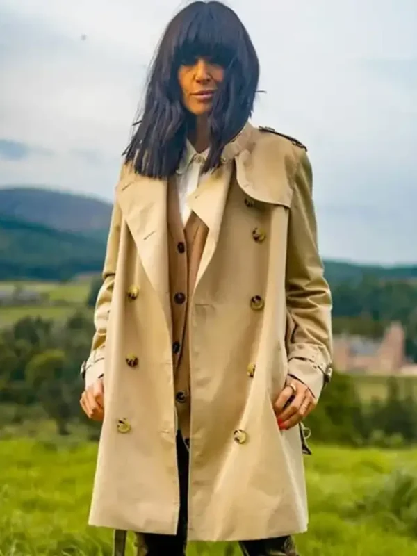 The Celebrity Traitors Claudia Winkleman Beige Coat