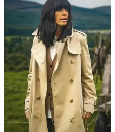 The Celebrity Traitors Claudia Winkleman Beige Coat