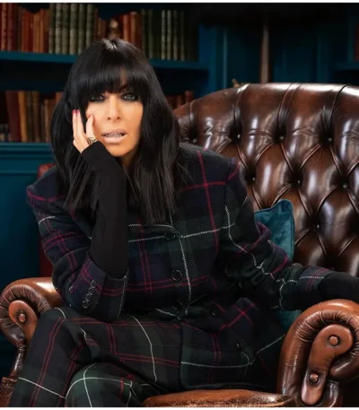 The Celebrity Traitors Claudia Winkleman Plaid Coat