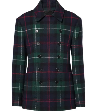 The Celebrity Traitors Claudia Winkleman Plaid Coat