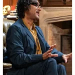 The Celebrity Traitors David Olusoga Blue Blazer