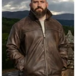 The Celebrity Traitors Joe Marler Leather Jacket