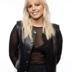 The Grammy Museum Renee Rapp Leather Vest