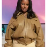 The Jennifer Hudson Show Taylour Paige Leather Jacket