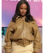 The Jennifer Hudson Show Taylour Paige Leather Jacket