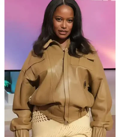 The Jennifer Hudson Show Taylour Paige Leather Jacket
