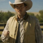 The Madison Cade Harris Beige Vest