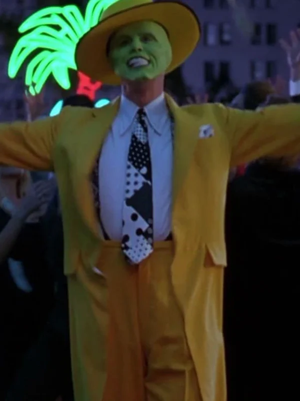 The Mask Jim Carrey Yellow Costume Suit