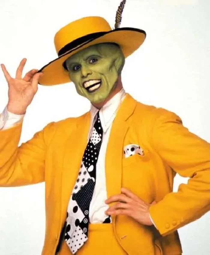The Mask Jim Carrey Yellow Costume Suit The Mask Jim Carrey Yellow Costume Suit