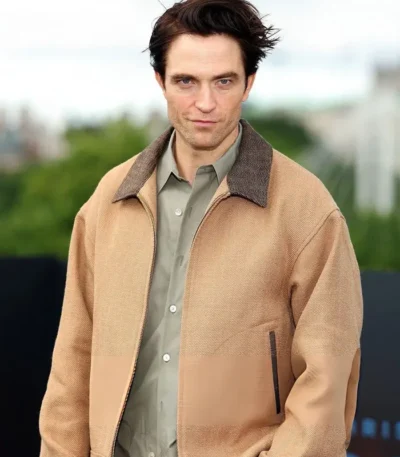The Odyssey Photocall Robert Pattinson Jacket