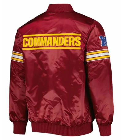 The Pick and Roll Washington Commanders Satin Jacket