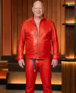 The Roast of Jeff Ross Red Leather Jacket